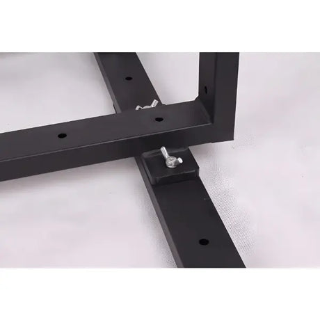 Red Cushion spanking bench support stands with bolt hardware - BDSM Authority