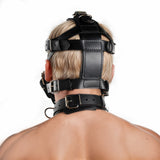Strict Leather Padded Muzzle back strap detail gallery view 3