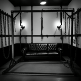 Large studio gantry rack BDSM bondage frame for full-room dungeon installation, BDSM Authority