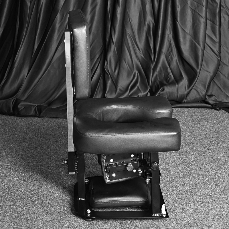 Studio-grade golden shower chair HQJS-016 right side view showing premium ergonomic frame and durable waterproof seating design for bathroom and shower use

