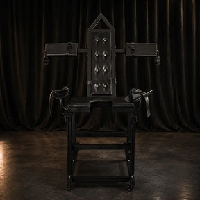 Studio-grade leg-lift chair HQJS-015 with padded ergonomic seating and adjustable support frame design
