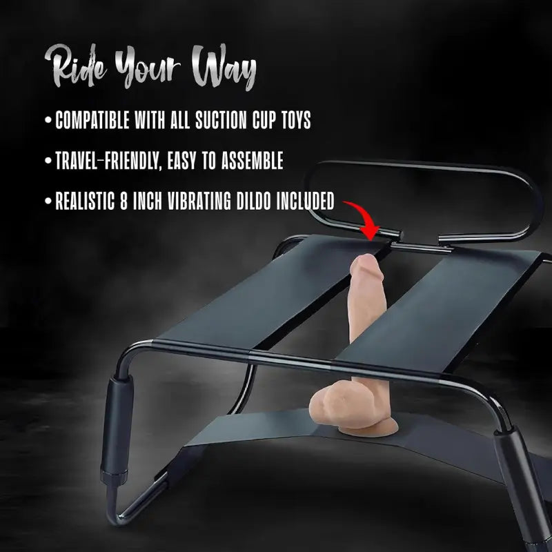 Temptasia Surrender Sex Chair Black