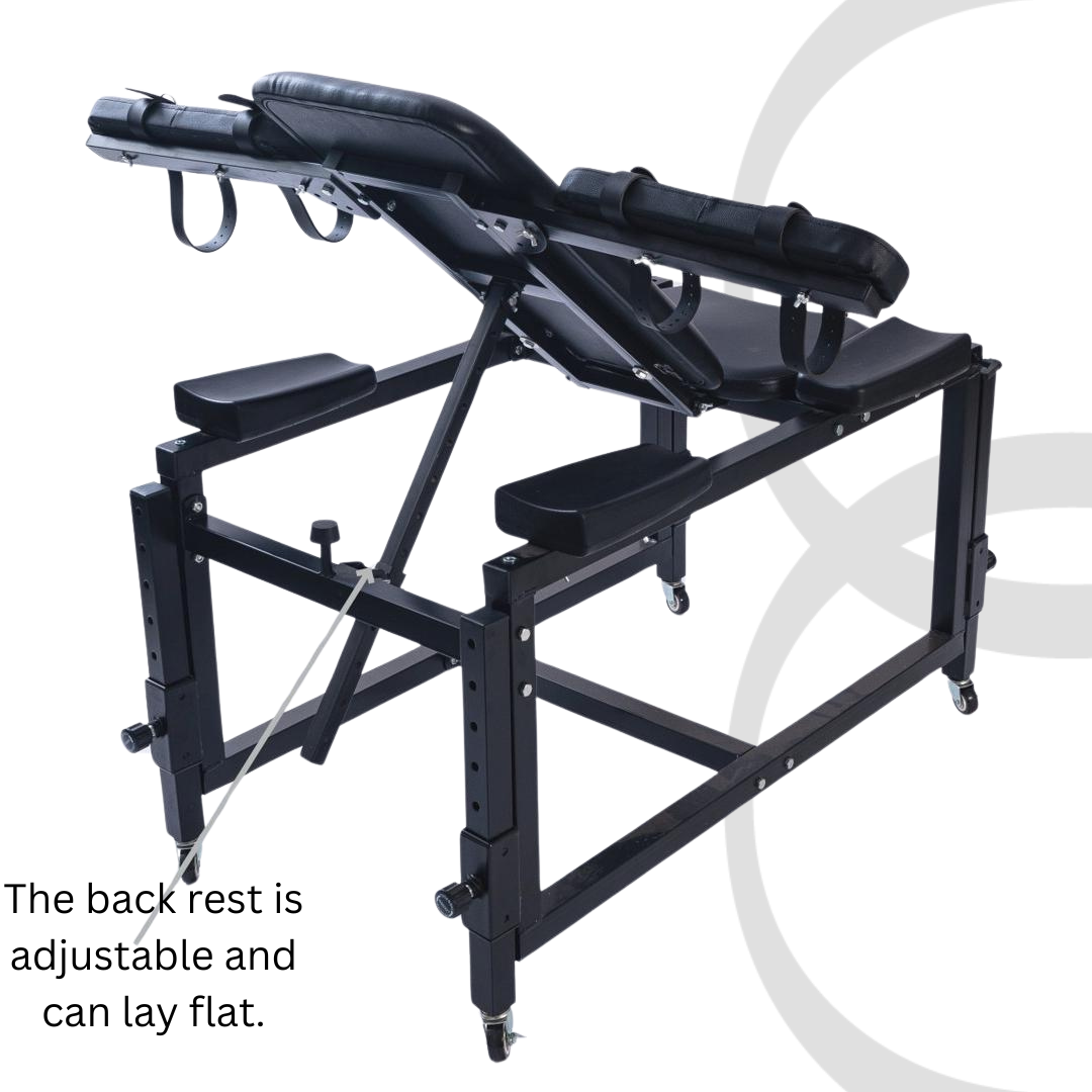 Gyno Chair Spanking Table Combo Fully Adjustable BDSM Sex Room Furniture