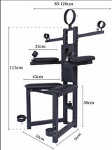 The Bondage chair, Dom Throne, Slave's Seat- Multi Functional Bondage Restraint Chair