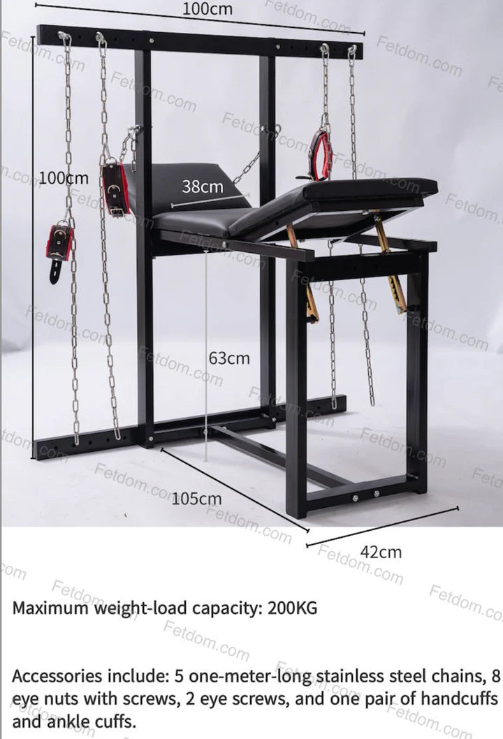 Fetdom Exhibition Bench for Bondage, Humiliation and Breeding – BDSM ...