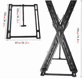 Elegant Noir St. Andrew's cross restraint point and hardware detail - BDSM Authority