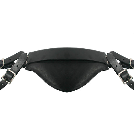 Strict Leather Sling and Stirrups neck pad detail gallery view 4, BDSM Authority