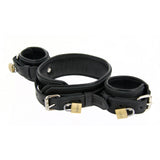 Strict Leather Wrist to Neck Restraint Yoke side