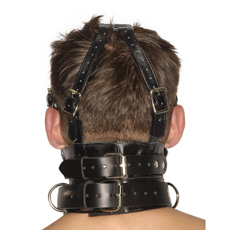 Premium BDSM Muzzle Mask with Detachable Blindfold and Two Interchangeable Gags detail view 3, BDSM Authority