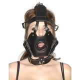 Strict Leather Premium Muzzle with Open Mouth Gag main product image - BDSM Authority