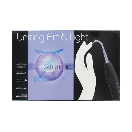 Zeus Twilight violet wand kit retail packaging - BDSM Authority