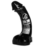 Close view of the black Annihilator XXXL dildo head and shaft - BDSM Authority