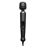 Black Zeus Arcana electro vibe wand with silver accents - BDSM Authority