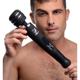 Zeus Arcana electro vibe wand held to show its size and shape - BDSM Authority