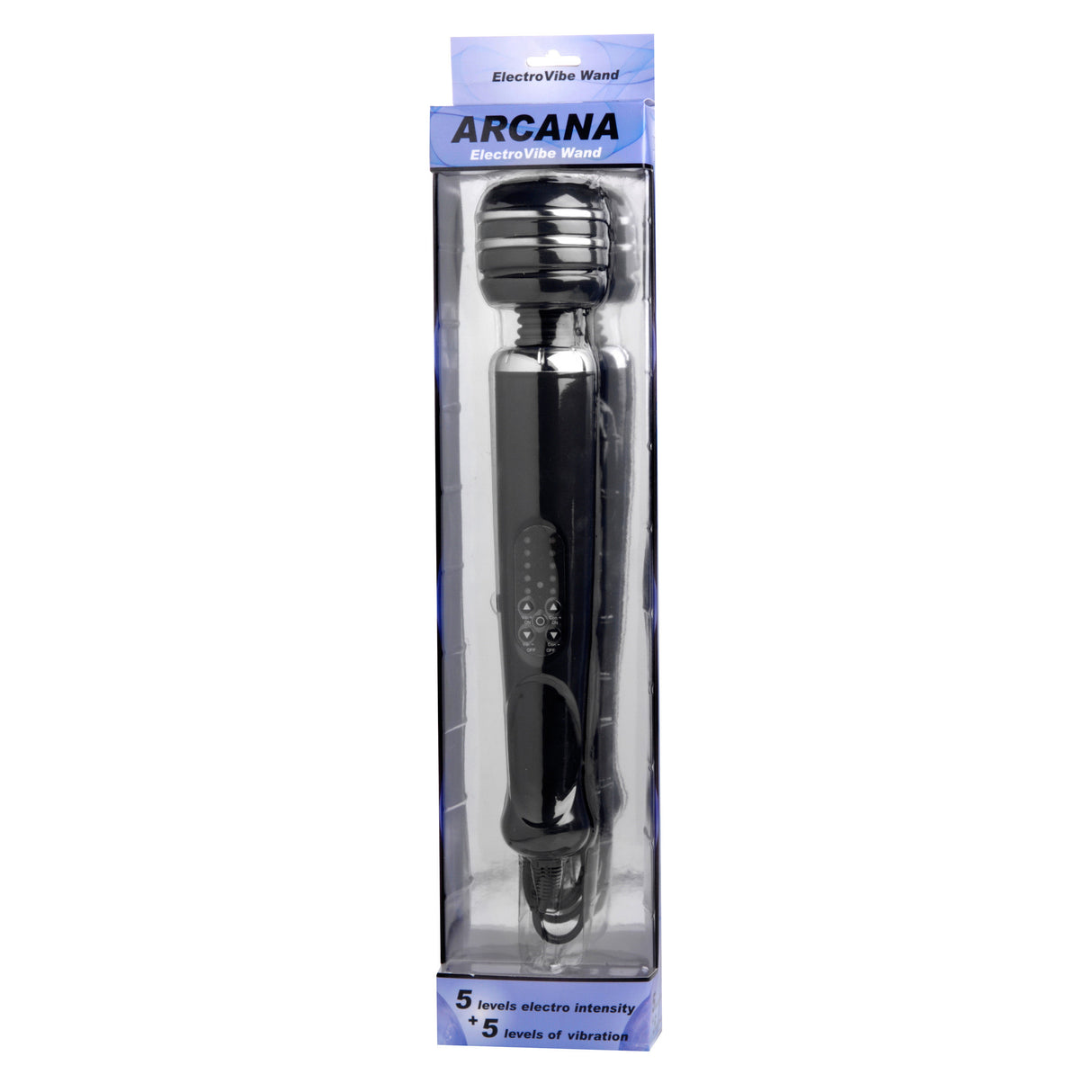 Zeus Arcana electro vibe wand retail packaging - BDSM Authority