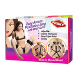 Frisky easy access thigh sling packaging - BDSM Authority
