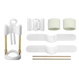Size Matters Penile Aide kit laid out with spring rods, extender rods and comfort straps - BDSM Authority