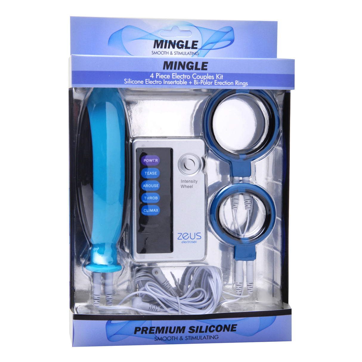 Mingle 4 piece electro couples kit retail packaging - BDSM Authority