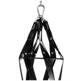 Bondage cage top metal ring rigging detail - BDSM Authority