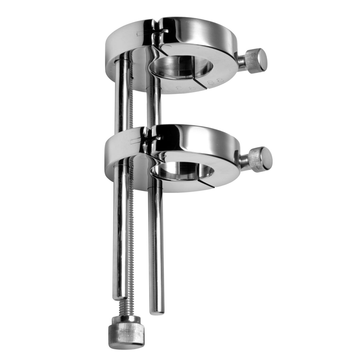 Double Ring Stainless Steel Ball Stretcher main product image - BDSM Authority