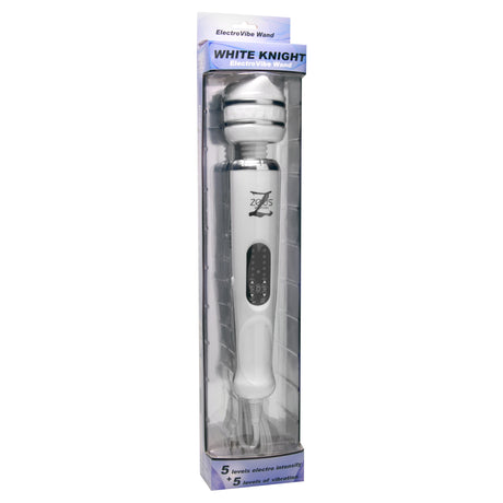 White Knight electro vibe wand retail packaging - BDSM Authority
