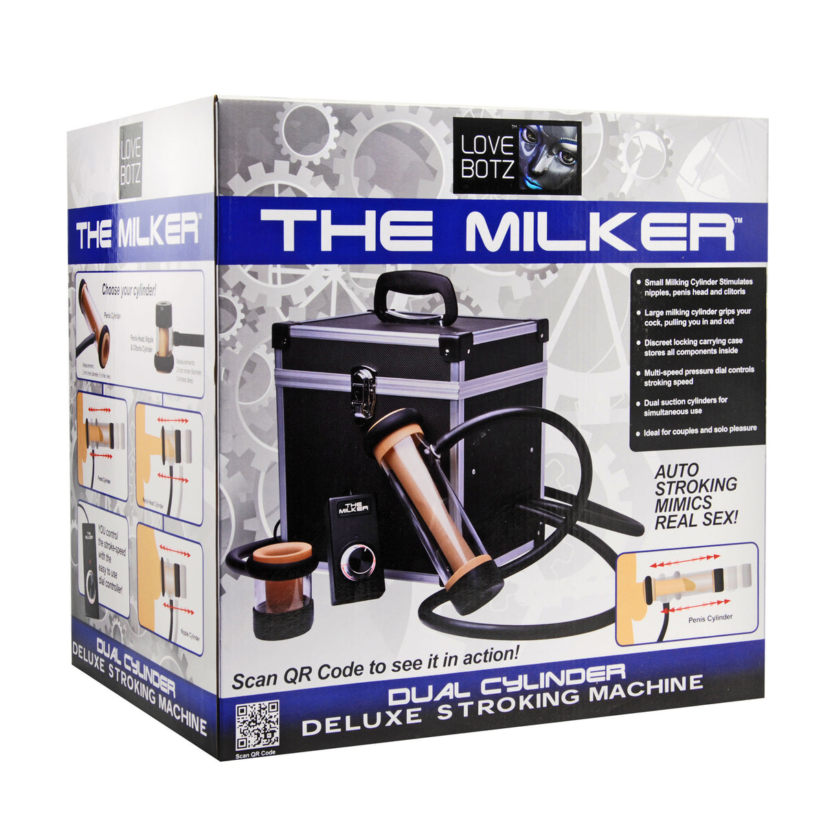 The Milker usage view