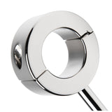 Locking mounted CBT scrotum cuff allen screw detail - BDSM Authority