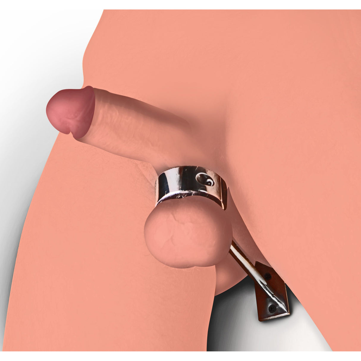 Master Series locking mounted CBT ball stretcher with bar at BDSM Authority