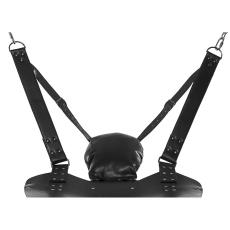 Heavy-Duty Leather Sex Sling detail view 5 - BDSM Authority