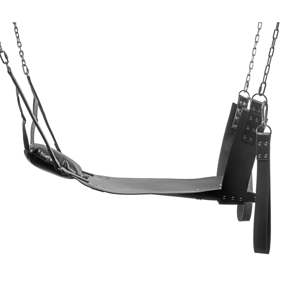 Heavy-Duty Leather Sex Sling detail view 4 - BDSM Authority