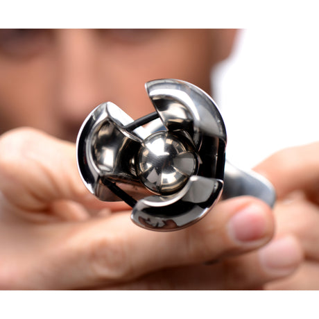 Stainless Steel Locking Anal Plug, BDSM Authority