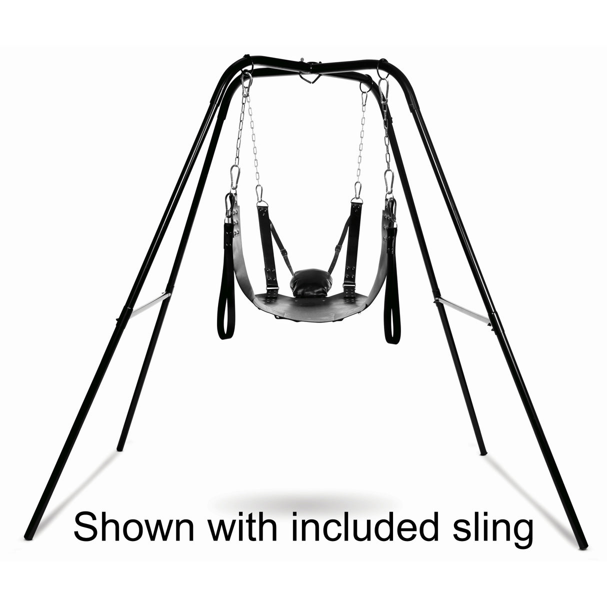 Heavy-Duty Sex Sling and Swing Stand angle view - BDSM Authority