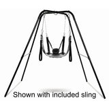 Heavy-Duty Sex Sling and Swing Stand angle view - BDSM Authority