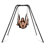 Heavy-Duty Sex Sling and Swing Stand close-up detail - BDSM Authority