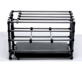 Kennel Puppy Cage with Adjustable Padded Board: frame construction detail - BDSM Authority