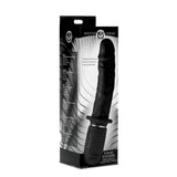 Power Pounder Vibrating and Thrusting Silicone Dildo Black - view 6