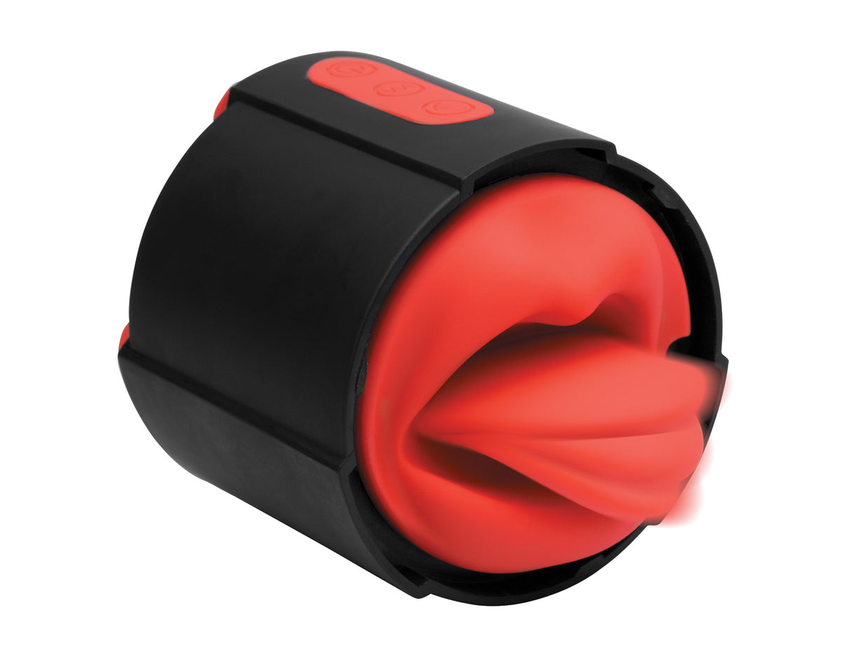 Control buttons on the base of the Flicking Tongue masturbator - BDSM Authority