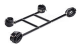 Deluxe Wrist and Ankle Spreader Bar with leather cuffs