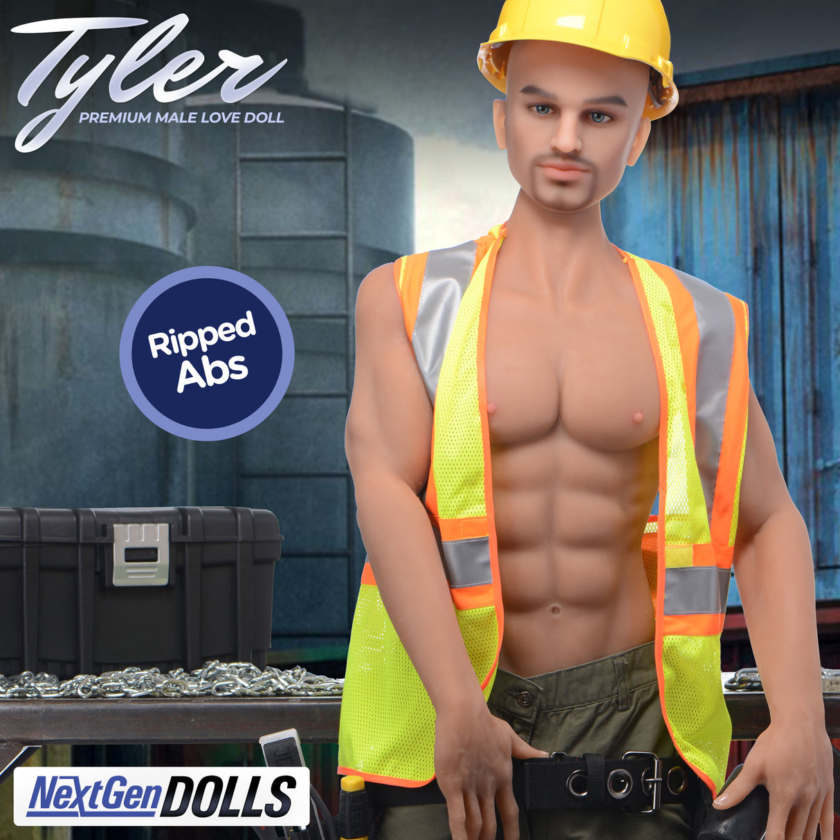 Tyler Premium Male Sex Doll - view 3 - BDSM Authority