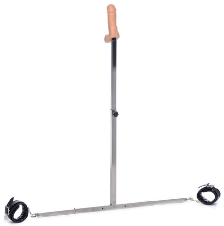 Stainless steel spreader bar and impaler bar of the squat impaler set - BDSM Authority