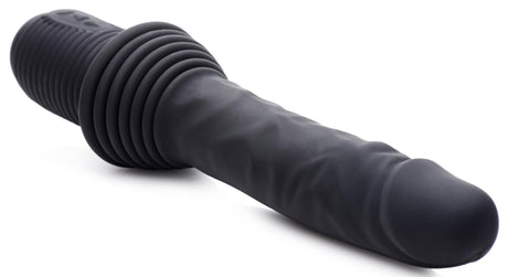 10X Silicone Vibrating and Thrusting Dildo - view 6
