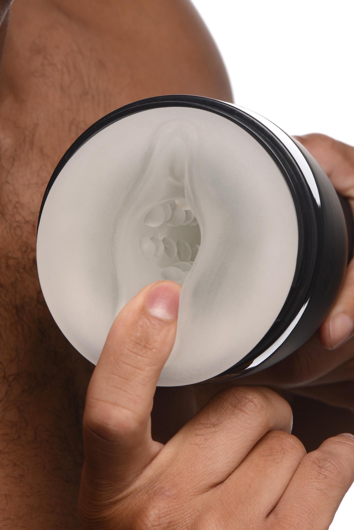 The Milker 15X masturbator shown in use illustration - BDSM Authority