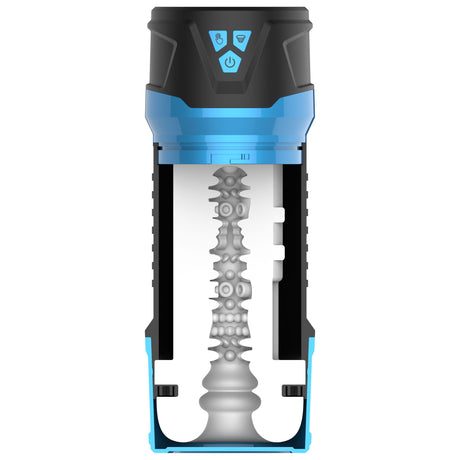 The Milker Intense 13X black and blue masturbator case - BDSM Authority