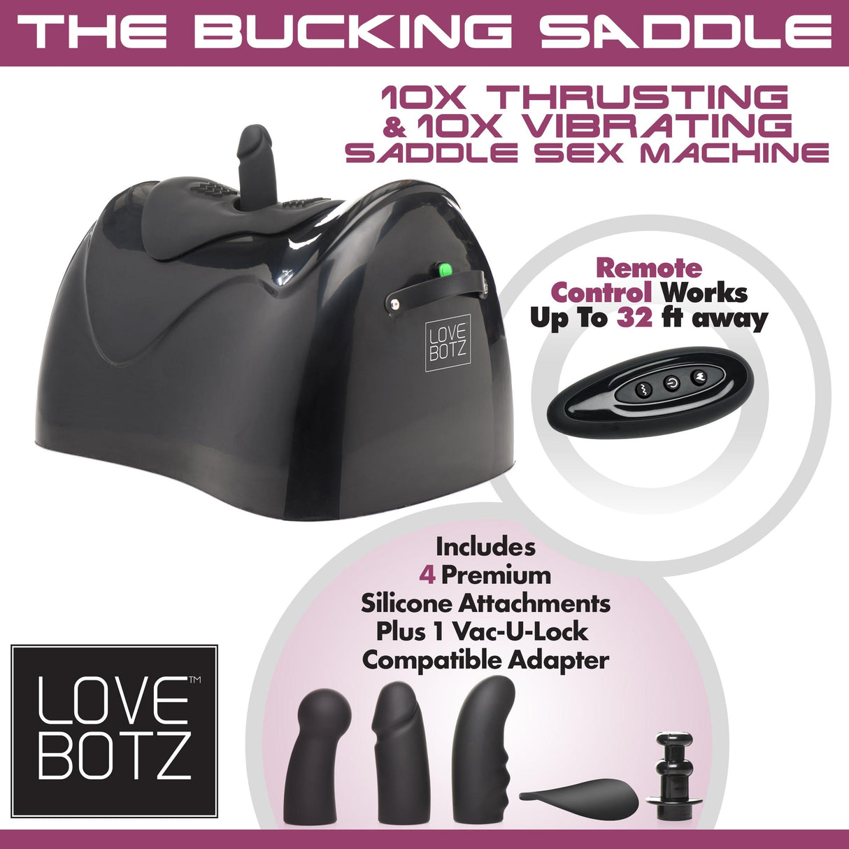 Bucking Saddle 10X detail view