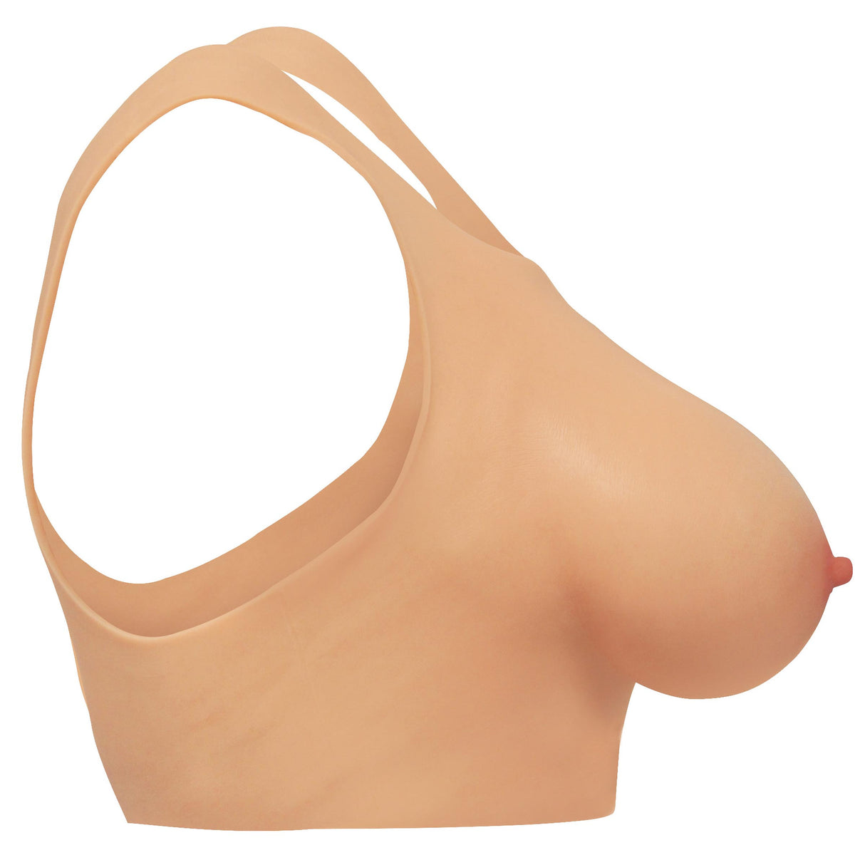 Perky Pair Fetish D-Cup Silicone Breast Form detail view 3 - BDSM Authority