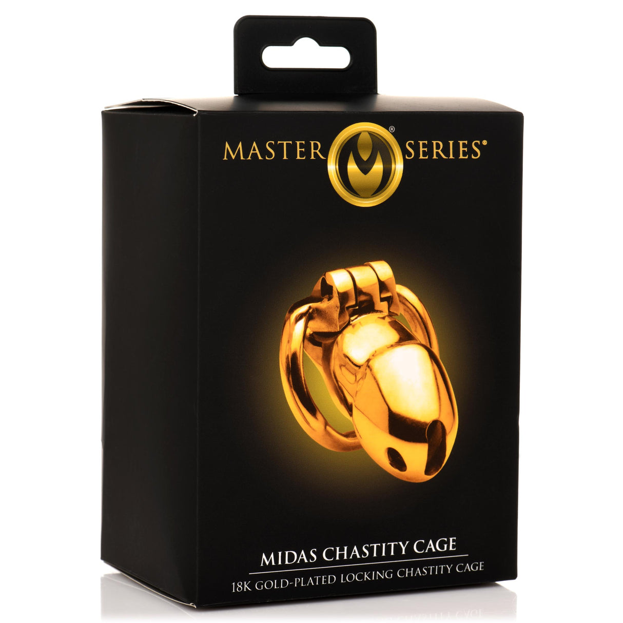 Midas Gold-Plated Locking Chastity Cage