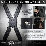 Masters St. Andrew's Cross side view - BDSM Authority