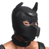 Master Series puppy play set full gear on model - BDSM Authority