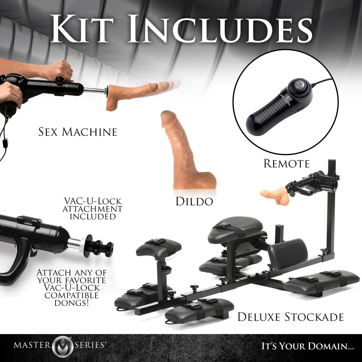 Subversion Deluxe Bondage Stockade with Sex Machine: frame construction detail - BDSM Authority