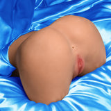 Vibrating Pussy and Ass Masturbator - alternate angle highlighting realistic sculpting - BDSM Authority